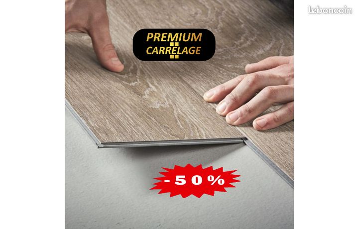 NOUVEL DE PARQUET SPC haute résistance clipsable 100% étanche à 60%