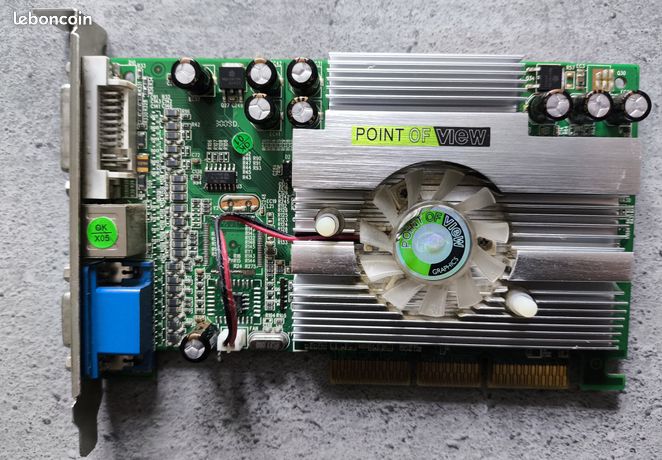 Nvidia GeForce FX5500 256 Mo DDR AGP