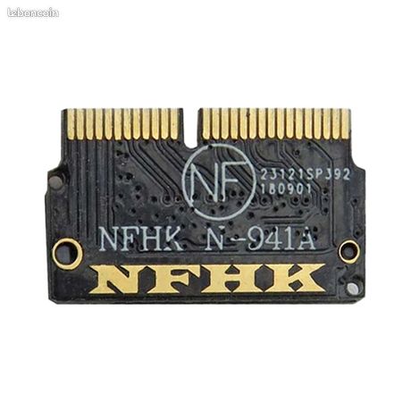 NVME M.2 Carte Adapter SSD NGFF pour MacBook Air A1466 A1465