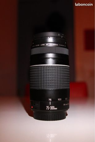 Objectif 75-300 f/.4-56 Canon