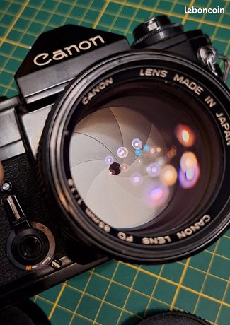 Objectif Canon nFD 85mm f/1 18 auto en très bon état