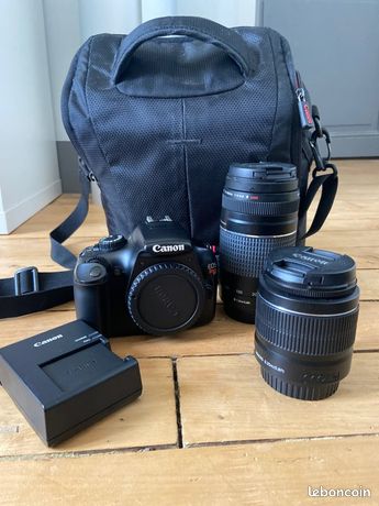 Objectif canon plus appareil