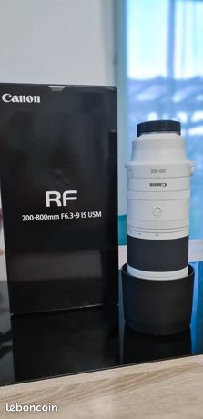 Objectif Canon RF 200-800mm f/6.3-9 IS USM