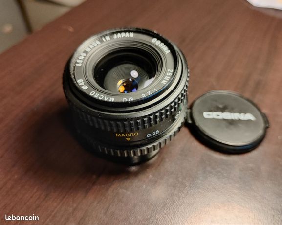 Objectif Cosina 28mm f2.8 MC Macro M42