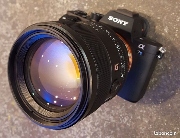 Objectif focale fixe pro Sony FE 85mm 1.4 G master pour boîtier a7 iv a7r V a7s iii 85 mm F1.4 gm