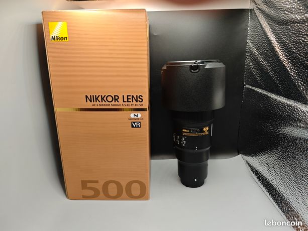Objectif Nikon nikkor lens af-s nikkor 500mm f/5.6e pf ed vr