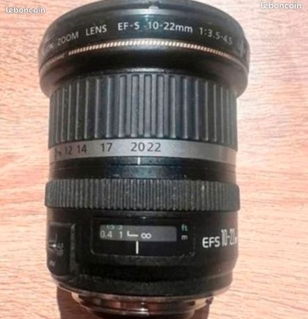 Objectif photo Canon EF-S 10-22mm f/3.5-4.5 USM