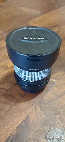 Objectif Samyang fish eye 8mm pour Canon APS-C