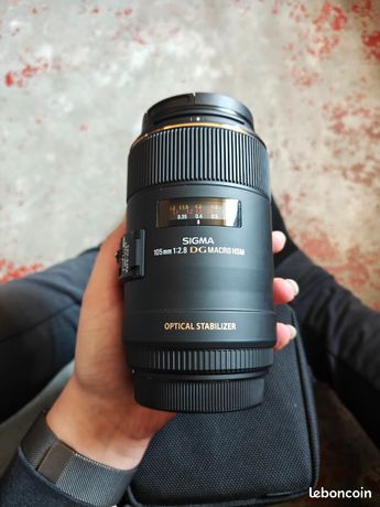 Objectif Sigma 105mm 2.8 macro, monture Canon