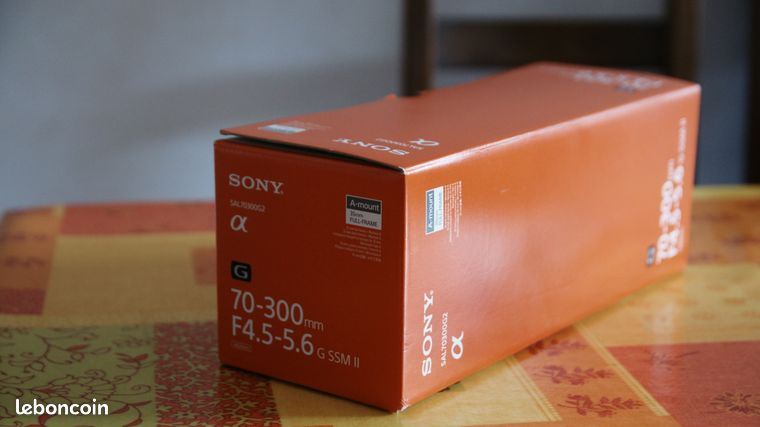 Objectif SONY 70-300 F4.5-5.6 G SSM II