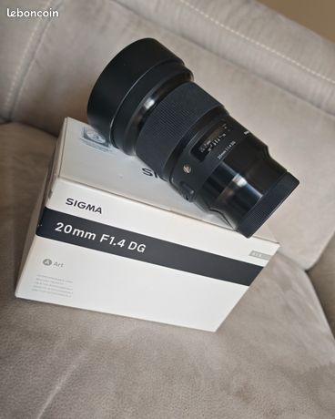 Objectif Sigma 20mm 1.4 Art l-mount lumix