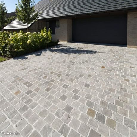 OFFRE Pierre naturelle en pavé de kandla mix ou grey
