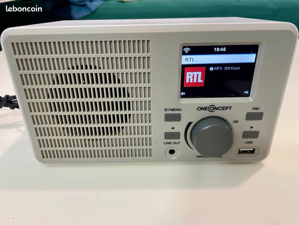 OneConcept TuneUp Radio via internet en Wi-Fi écran couleur 24"
