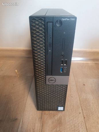 Ordinateur de bureau Dell Pc optiplex 7060 Windows 11 i5 8500Sans wifi 8go de ram Lecteur dvd120go de ssd