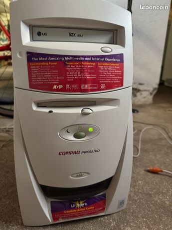 Ordinateur vintage Compaq clavier