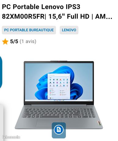Ordinateur portable lenovo
