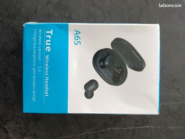 Oreillettes bluetooth noir