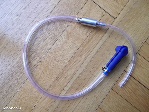 Outil de purge de frein avec clapet anti-retour et flexible transparent Neuf