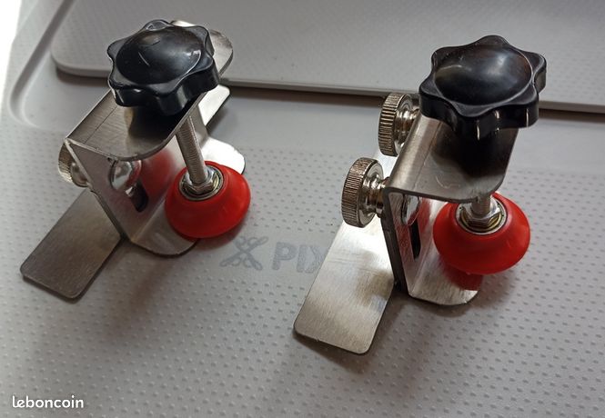 Outil pose porte darmoire 2 pcs fixation cadre inox portable support gabarit montage