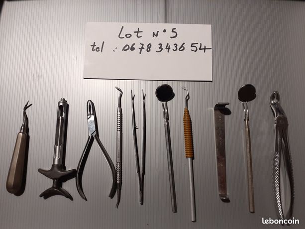 Outils dentaires en acier inoxydable