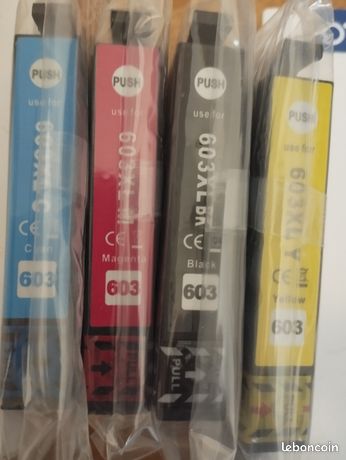 Pack 4 Cartouches d'encre compatibles (Génériques) pour Epson 603XL
