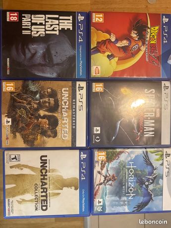 Pack 6 jeux - PS5 / PS4