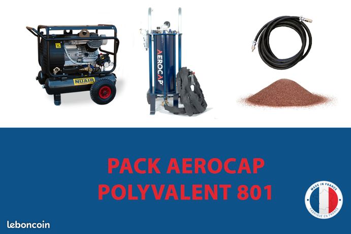 Pack aerogommeuse et accessoires pour rénovation
