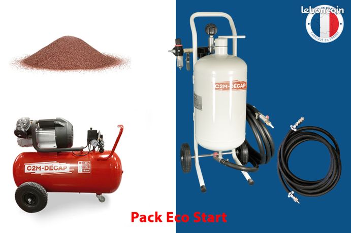 Pack C2M Decap aerogommeuse 40L