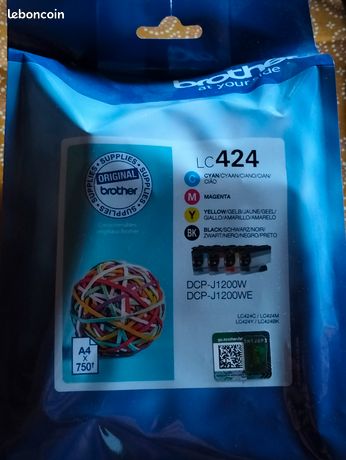 Pack cartouches Brother LC424 Neuf