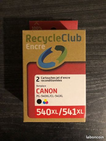 Pack cartouches dencre 540 XL et 541 XL
