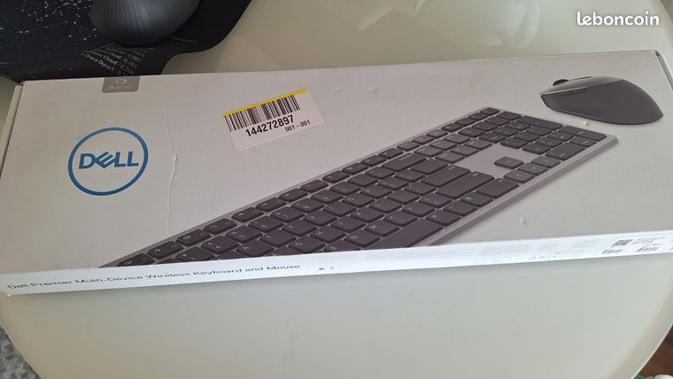 Pack clavier + souris sans fil Dell Premier KM7321W Neuf QWERTY UK 60