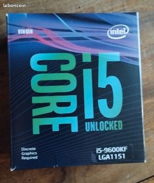 Pack CPU + Ventirad i5-9600KF Ventirad Be Quiet