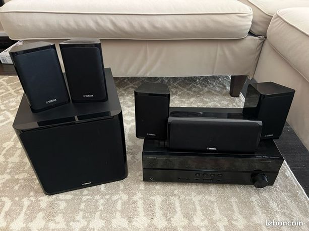 Pack home cinéma Yamaha ampli + caisson 5.1