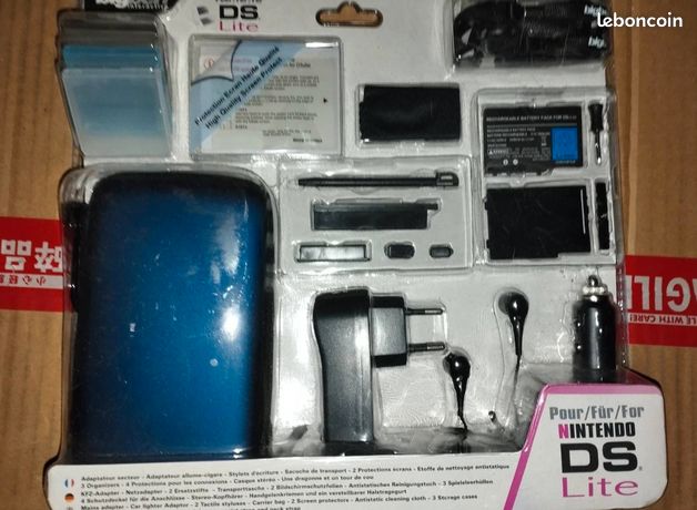 Pack house pochette ds lite bleu marine 10 in 1