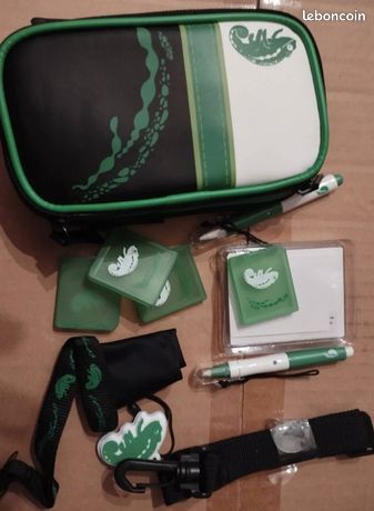Pack house pochette lézard verte et accesoire Dsi ds lite