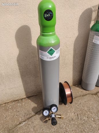 Pack MIG argon CO2 soudure TIG MIG pleine + recharge