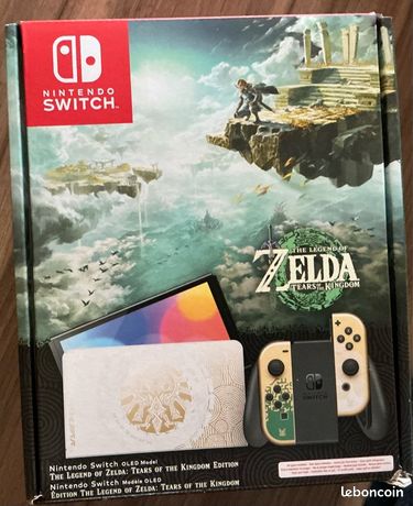 Pack Nintendo Switch Oled édition Zelda + accessoires + jeux