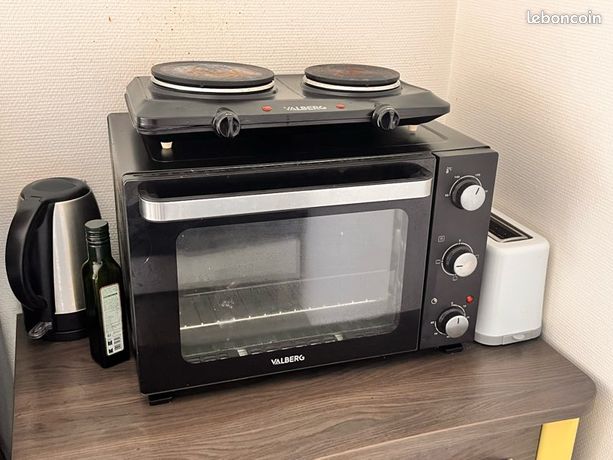 Pack Petit réfrigérateur + four + plaque chauffante