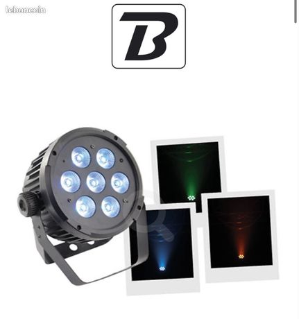 Pack 10 LEDPAR 7x10W Projecteur à LED