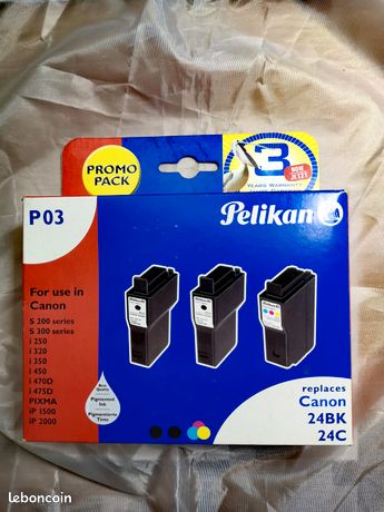 Pack de 3 cartouches compatibles CANON