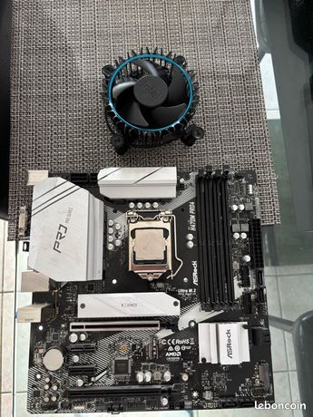 Pack Intel i3-10100 + Carte Mère ASRock + Ventirad