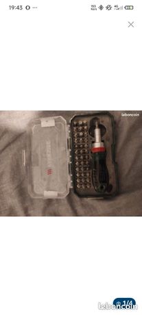 Packs tournevis a cliquet et embouts neuf