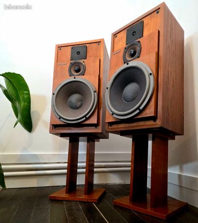 Paire d'enceintes vintage Cabasse Sloop M2 de 1981 - Haut de gamme (2 x 110w) - Sans les pieds