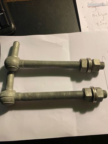 Paire de charnieres locinox sans carre