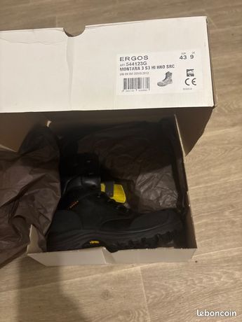 Paire de Chaussures de sécurité Montana 3 S3 HI HRO SRC - ERGOS