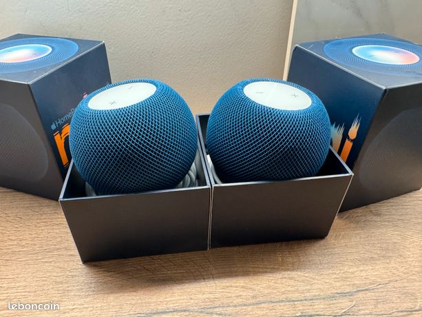 Paire HomePod mini bleu excellent état