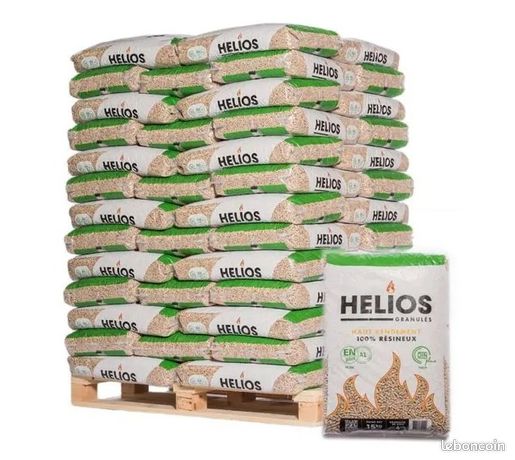 Palette de Pellet de 65 sacs de 15 kg