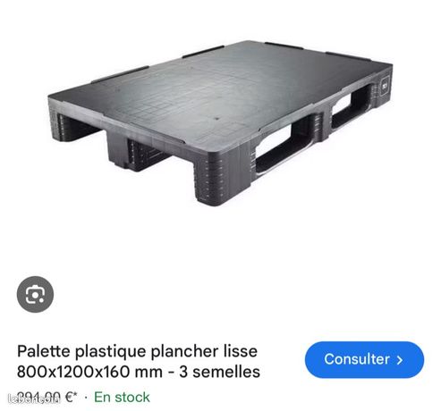 Palette plastique Dimension 800x1200