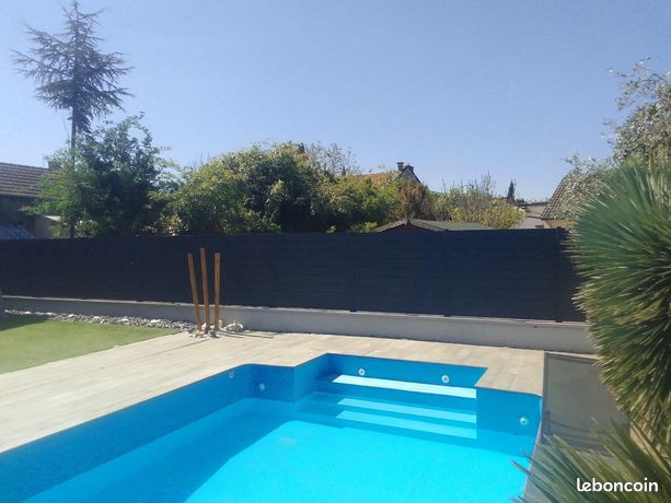 Palissade Alu anthracite persienne