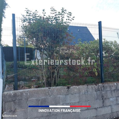 Pallisade Rigide Noire Conception Française